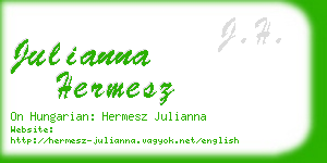 julianna hermesz business card